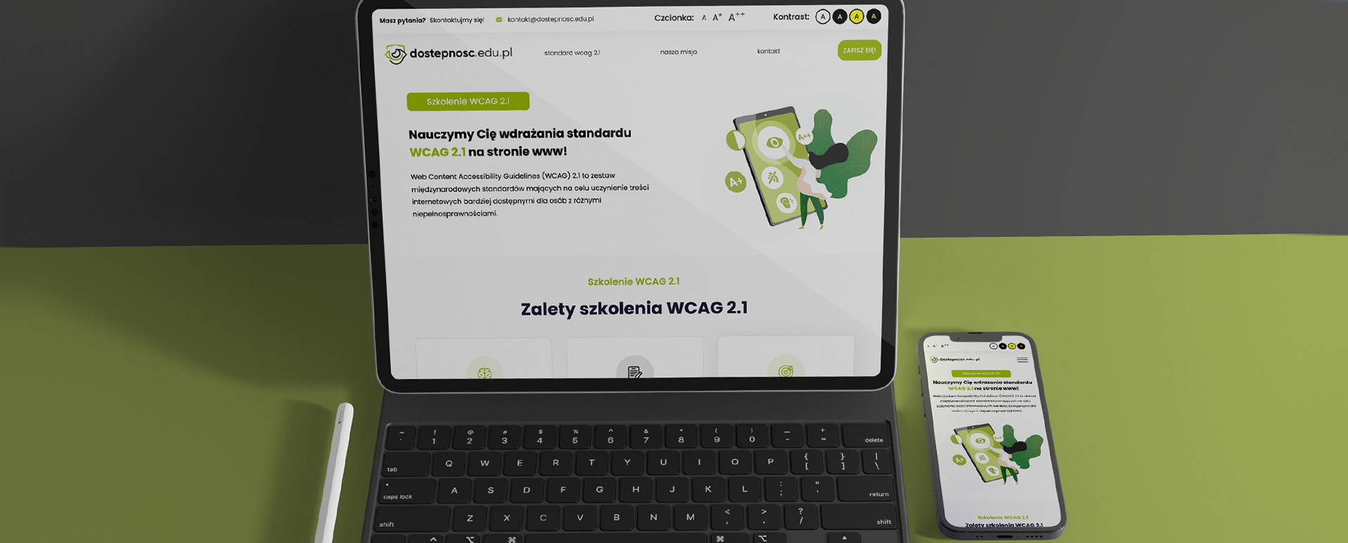 Dostępność EDU - realizacja strony internetowej