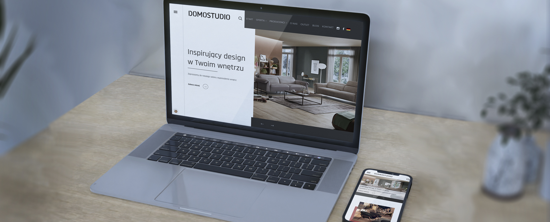 Domostudio - Realizacja strony internetowej